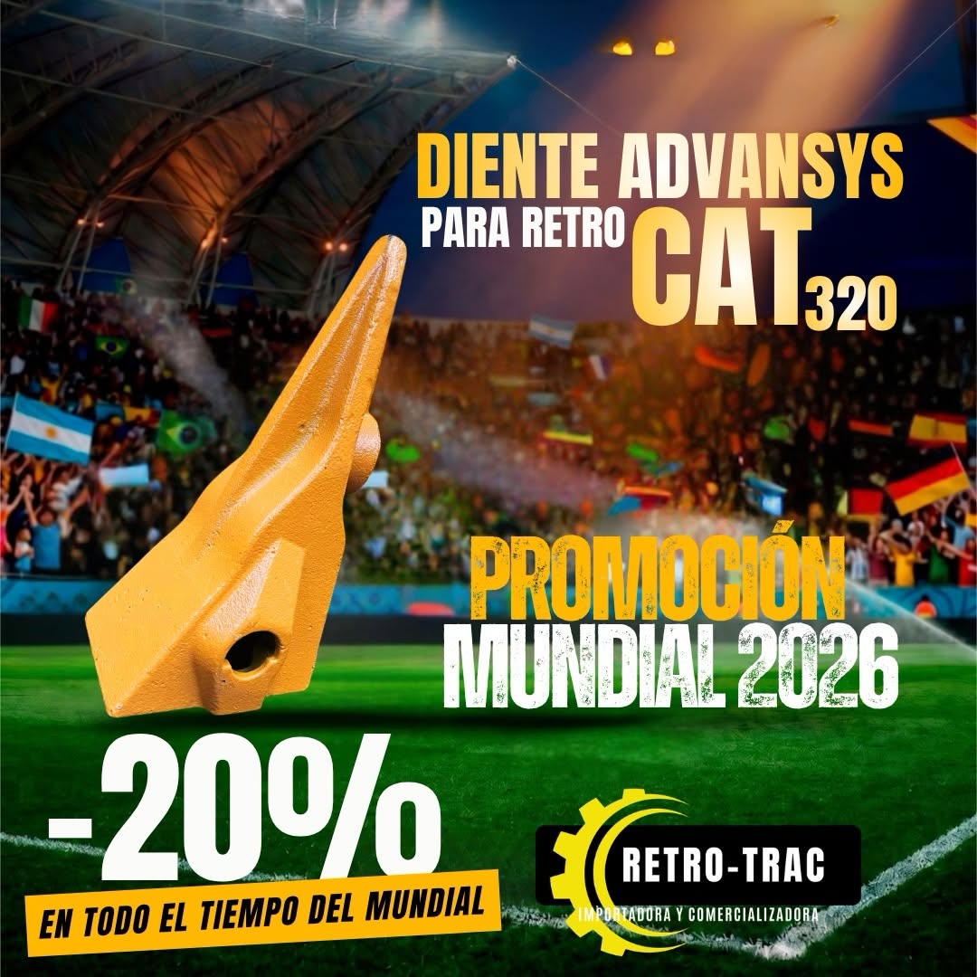 Diente Advansys para retro CAT 320